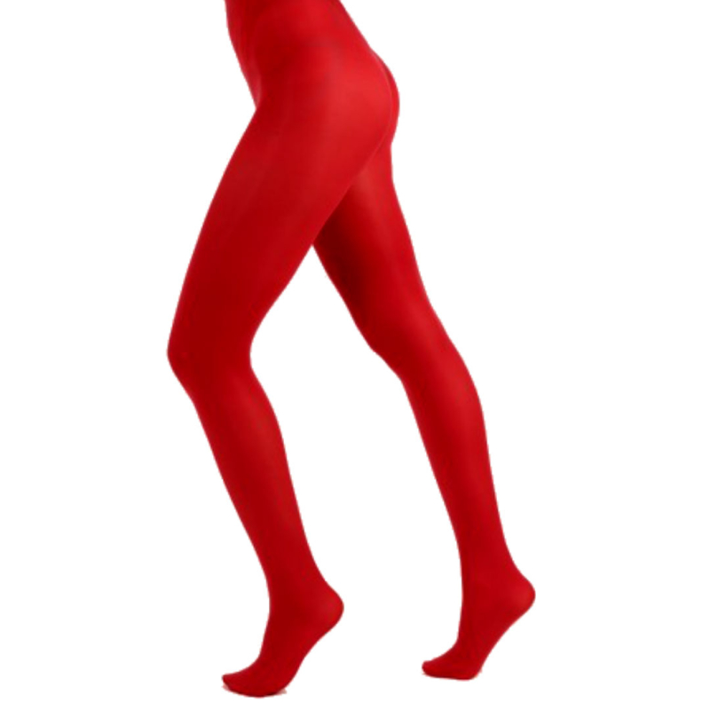 Billede af Red 50 Denier Curvy Super Stretch Strømpebukser