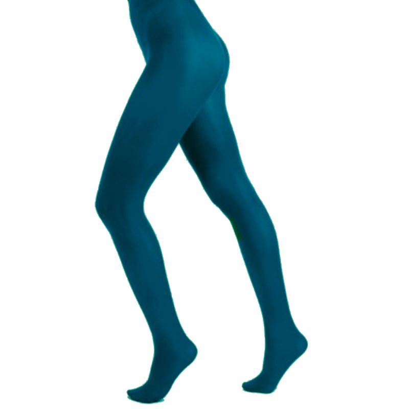 Billede af Dark Teal 50 Denier Curvy Super Stretch Strømpebukser