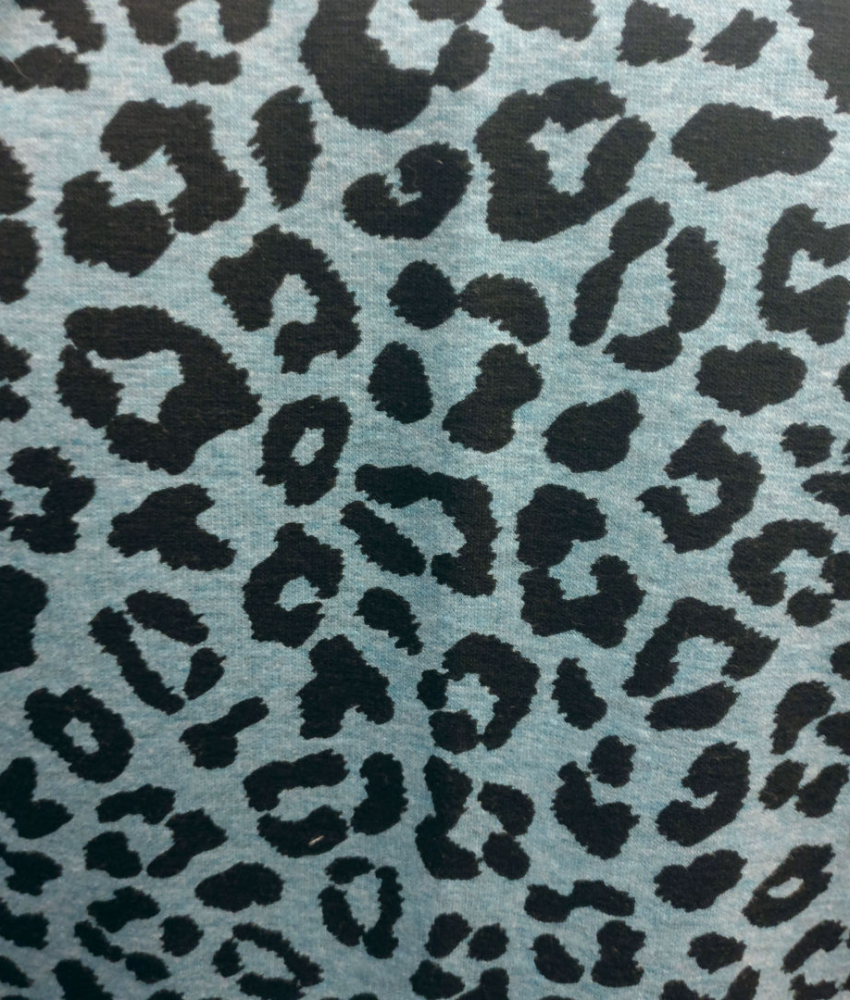 Cardigan i store størrelser. Osaka Cardigan, Mint Leopard