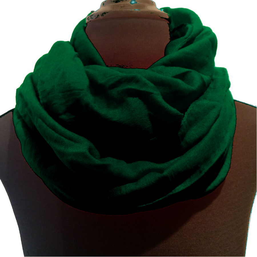 Bomulds Tørklæde - Dark Green