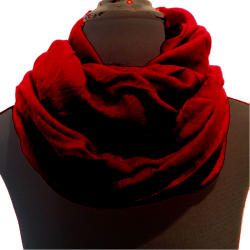 Bomulds Tørklæde - Wine