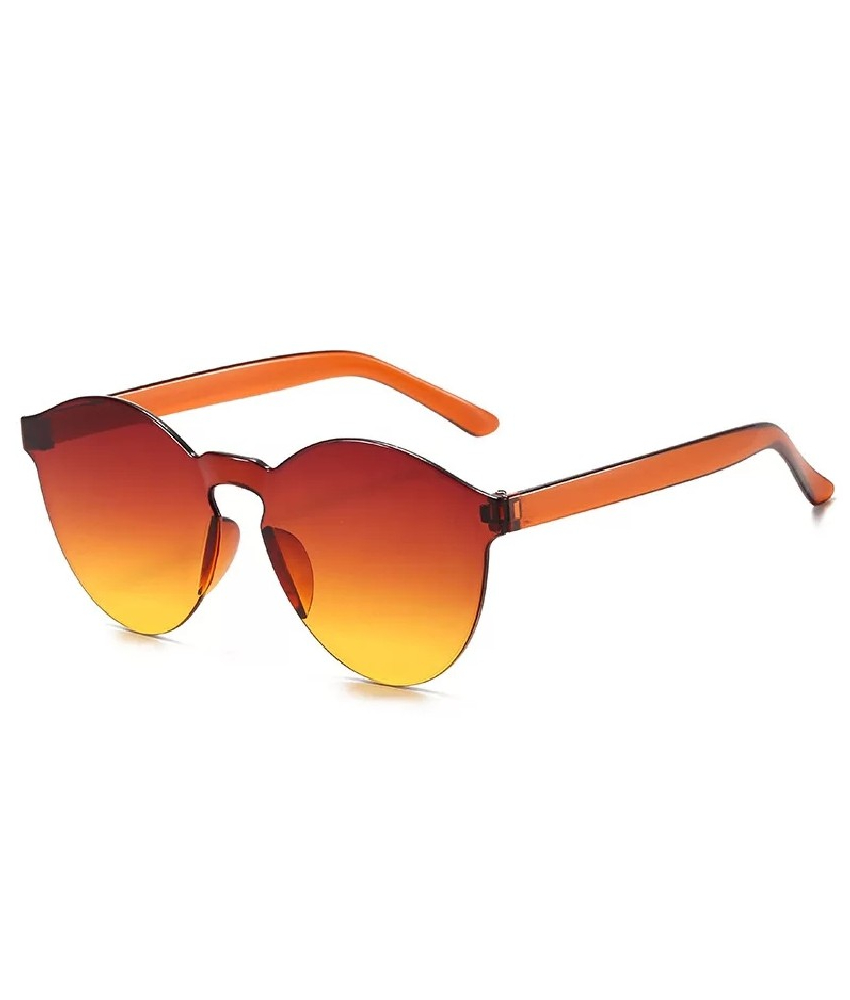 Solbriller med brun/orange glas