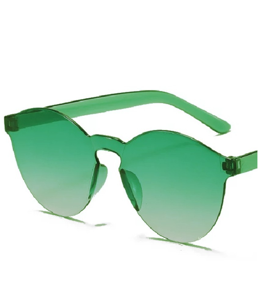 Solbriller med grønne glas