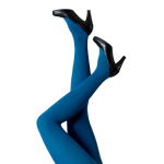 Amelie Blue Petrol Strømpebukser 40 denier fra Festival Strømper