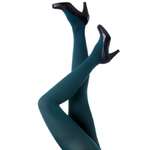 Amelie Dark Green Strømpebukser 40 denier fra Festival Strømper