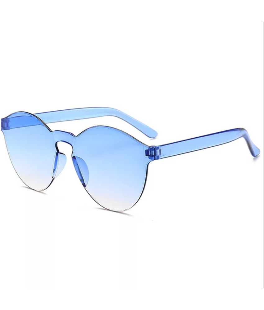 Solbriller med blå glas