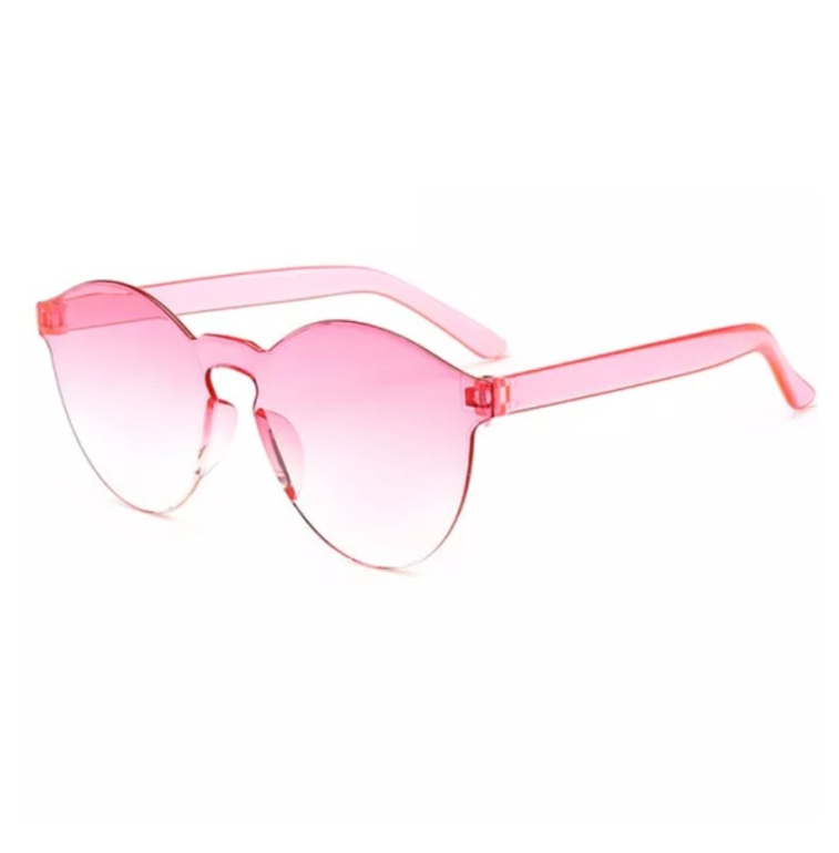 Solbriller med pink glas