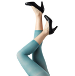 Dusty Blue Amelie 3/4 Leggings - 96120 fra Festival Strømper