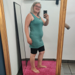 Bamboo Tank Top Ocean. Top i store størrelser fra Amamiko