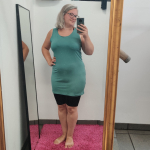 Bamboo Tank Top Ocean. Top i store størrelser fra Amamiko