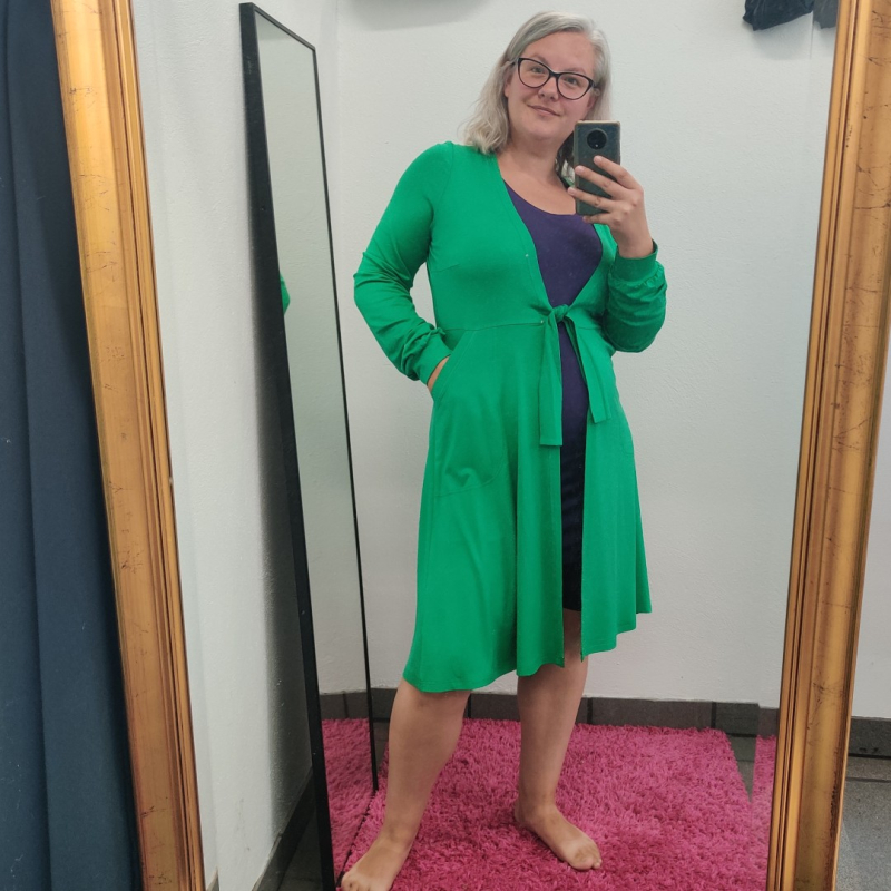 Bamboo Cardigan Green