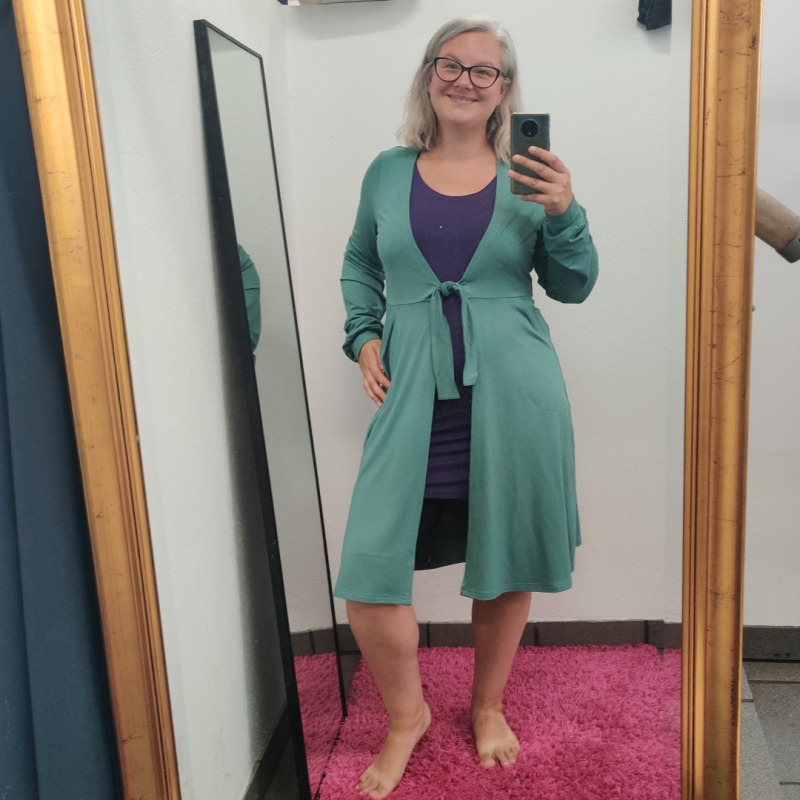 Bamboo Cardigan Ocean