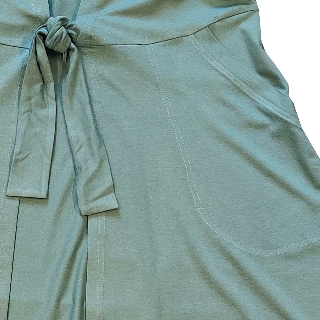 Bamboo Cardigan Ocean. Cardigan i store størrelser fra Amamiko