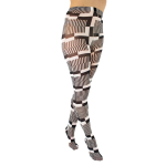 Monochrome Cube. Sort og hvide plus size strømpebukser fra Pamela Mann