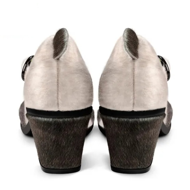 Panda Midi Heels sko fra Hot Chocolate Design