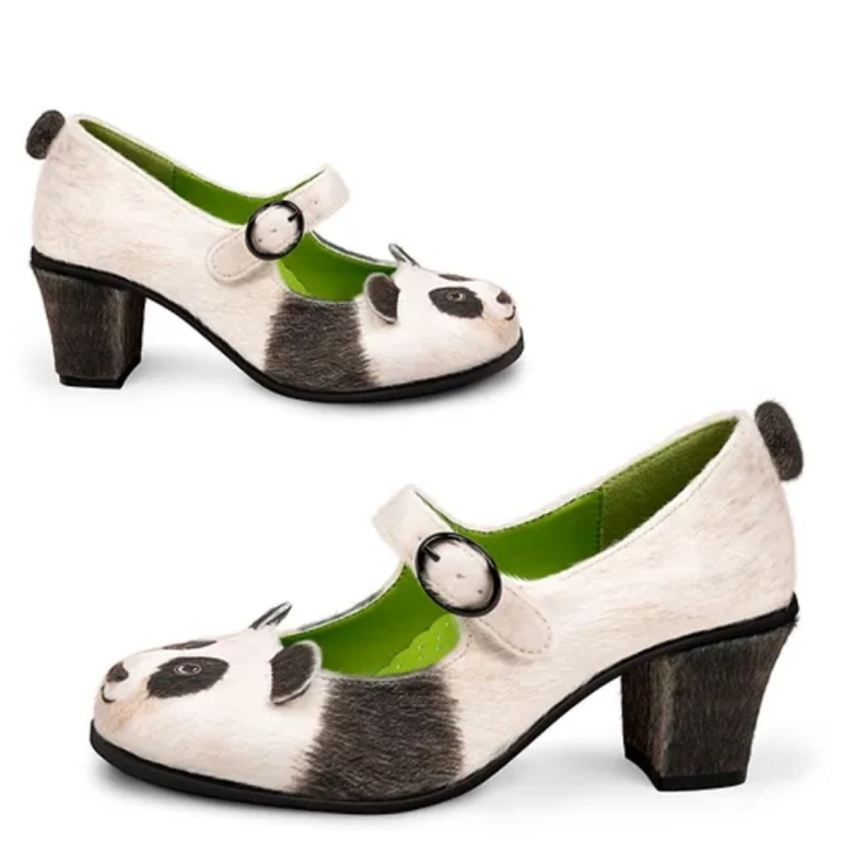 Panda Midi Heels sko fra Hot Chocolate Design