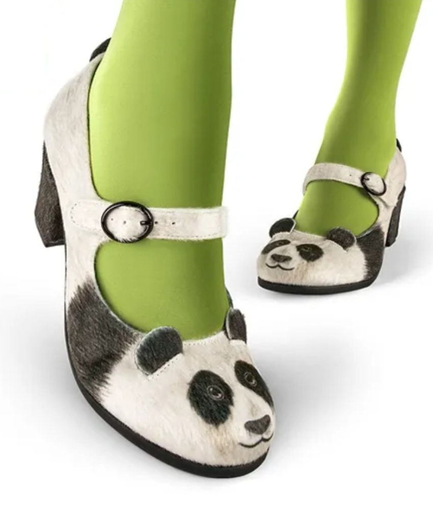 Panda Midi Heels sko fra Hot Chocolate Design