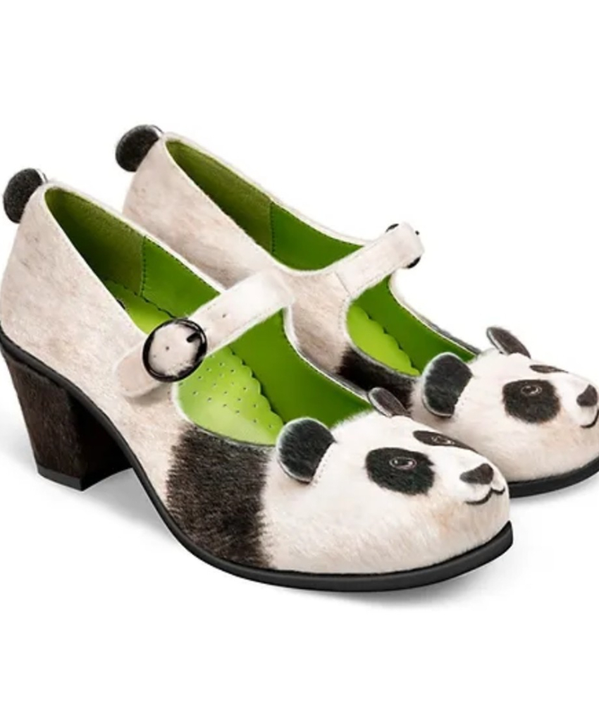 Panda Midi Heels sko fra Hot Chocolate Design