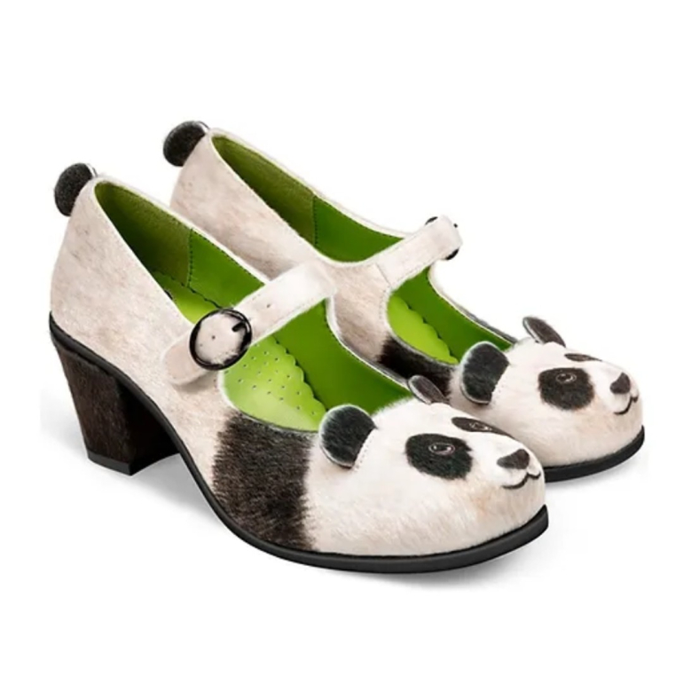 Panda Midi Heels sko fra Hot Chocolate Design