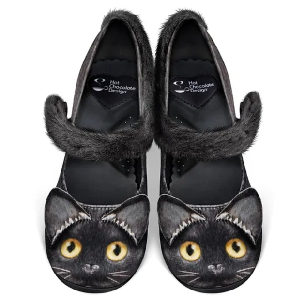 Chat Noir Heels sko fra Hot Chocolate Design