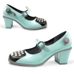 Typewriter. Lyseblå lak pumps fra Hot Chocolate Design