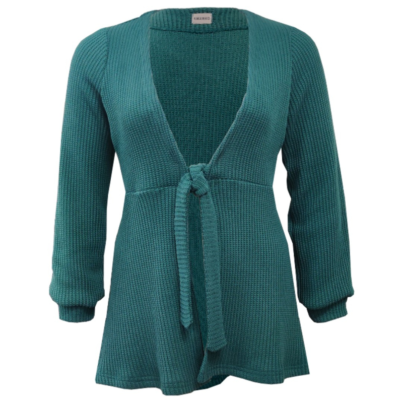 Billede af Osaka Cardigan Dark Teal