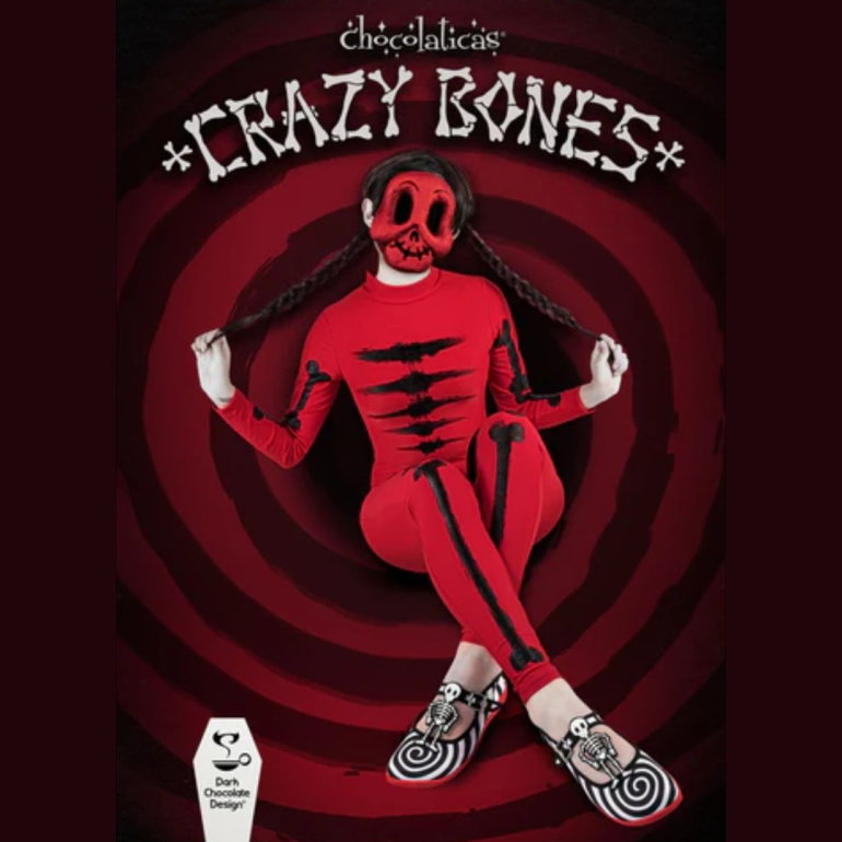 Crazy Bones Mary Jane Sko fra Hot Chocolate Design