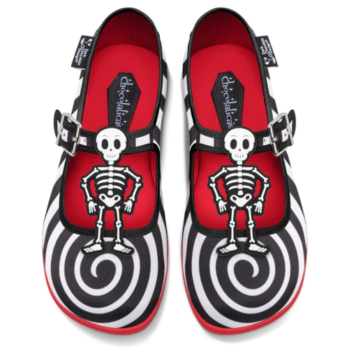 Crazy Bones Mary Jane Sko fra Hot Chocolate Design