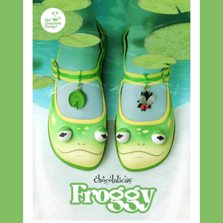 Froggy Mary Jane Sko fra Hot Chocolate Design