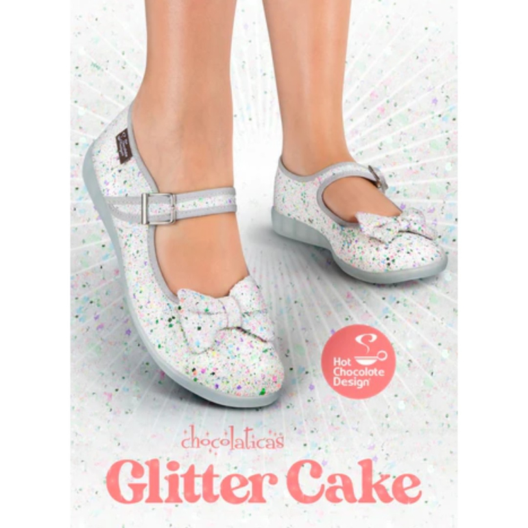 Glitter Cake Mary Jane Sko fra Hot Chocolate Design