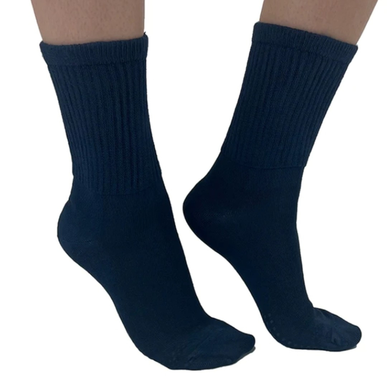 Navy Bambus sokker med ekstra vidde fra Pamela Mann