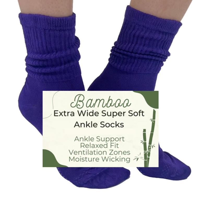 Lilla Bambus sokker med ekstra vidde fra Pamela Mann