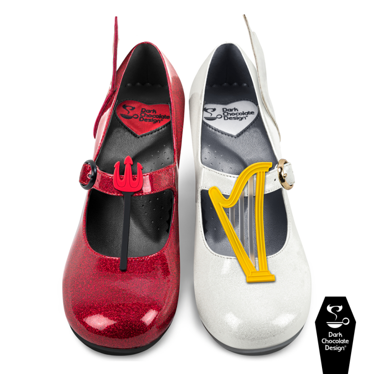 Angel & Demon Midi Heels sko fra Hot Chocolate Design