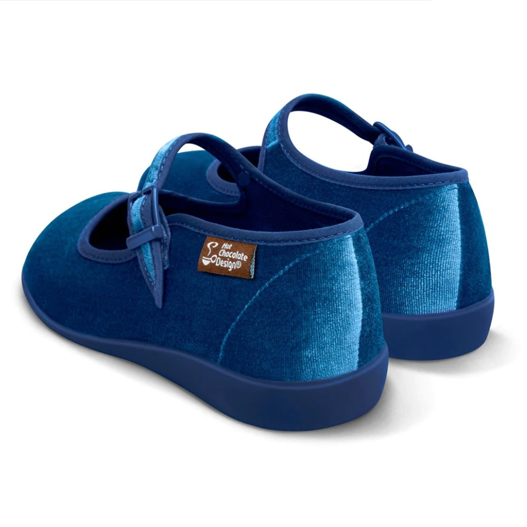 Curacao Blue Mary Jane Sko fra Hot Chocolate Design