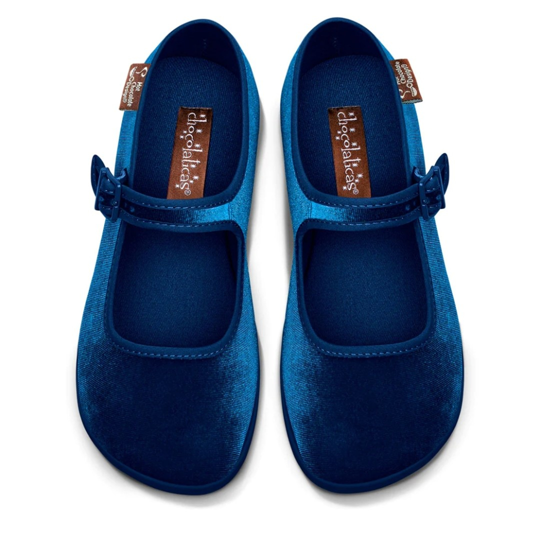 Curacao Blue Mary Jane Sko fra Hot Chocolate Design