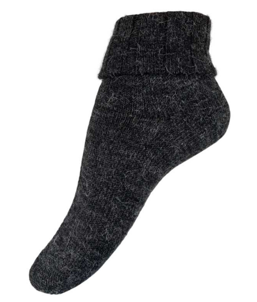 Alpaka sokker med kort skaft - Festival 36150 - Antracite