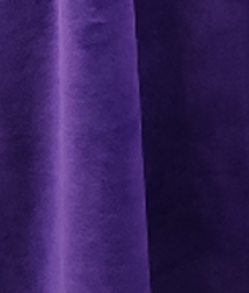 Plus size velour kjole - Tulla Purple Velvet