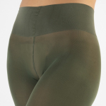 Sage Green Dublin ECO 70 denier -  Mat grønne Plus Size Strømpebukser