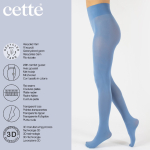 Riviera Dublin ECO 70 denier - Lyseblå Plus Size Strømpebukser