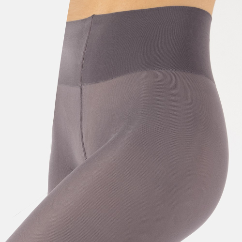 Excalibur Dublin ECO 70 denier - Stålgrå Plus Size Strømpebukser