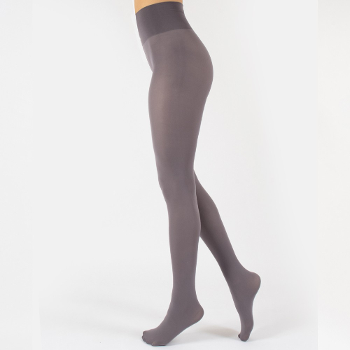 Excalibur Dublin ECO 70 denier - Stålgrå Plus Size Strømpebukser