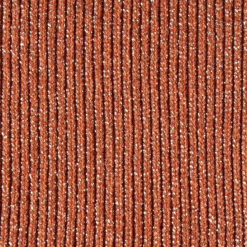 Glitter rib strømper - Warm Apricot fra CETTE