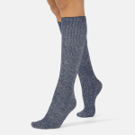 Glitter rib strømper - Petrol fra CETTE