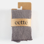 Glitter rib strømper - Excalibur fra CETTE