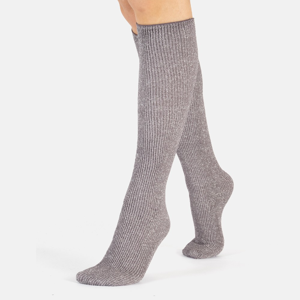 Glitter rib strømper - Excalibur fra CETTE