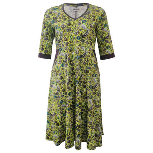 Dana Don't Stop The Music - PLUS SIZE kjole fra Amamiko