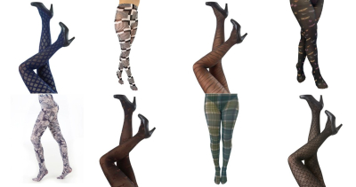 Strømpebukser med mønster