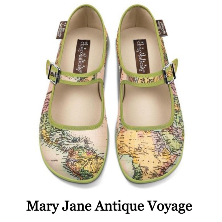 Antique Voyage Mary Jane Sko fra Hot Chocolate Design