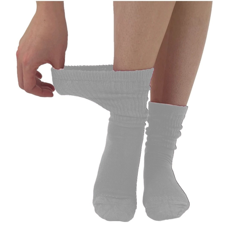 Billede af Bambus sokker med ekstra vidde - White