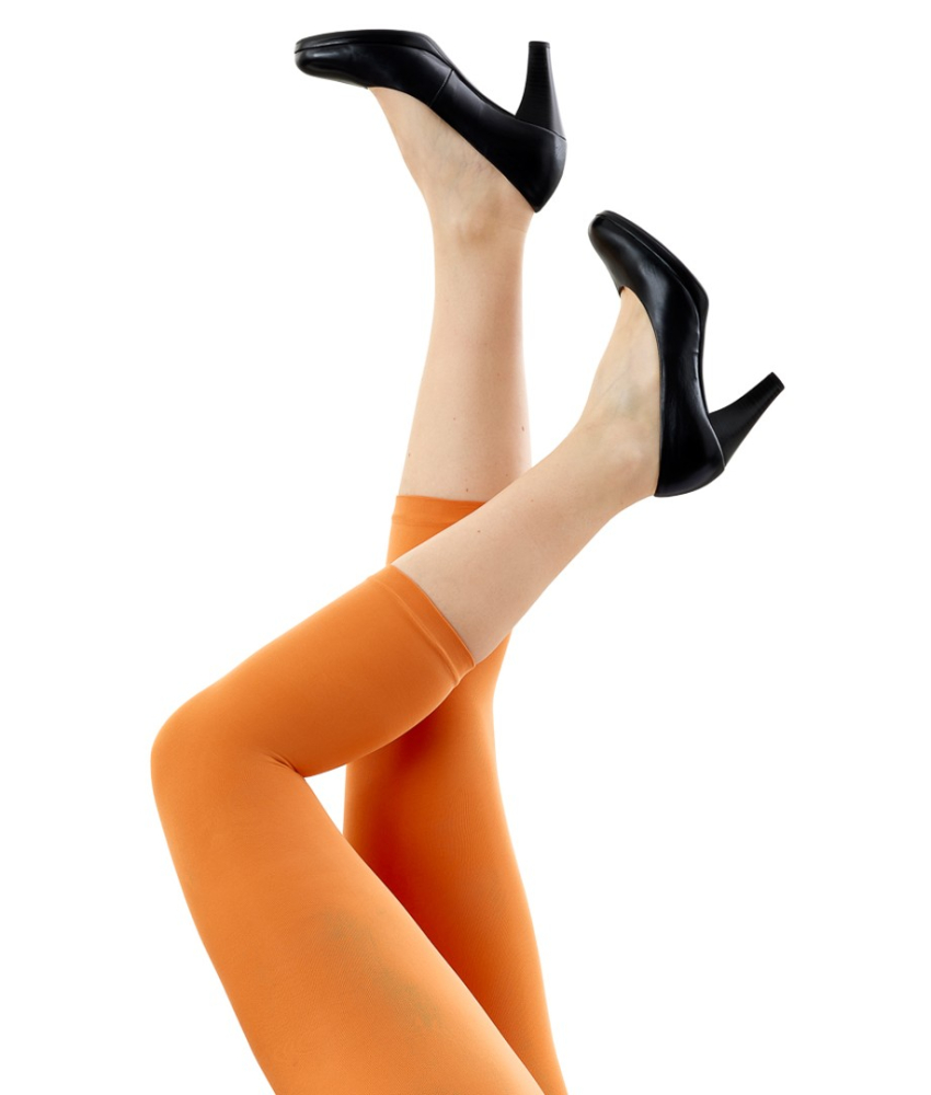 Tomato Amelie, orange 3/4 Leggings - 96120 fra Festival Strømper